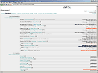 Screenshot 'datfer - data transfer' Benutzerverwaltung im Standardlayout